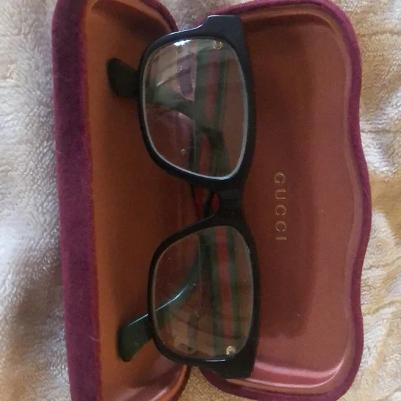 Gucci Green and Red Men's Glasses